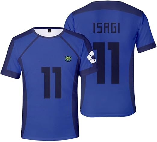 Isagi Soccer Shirt Blue Lock