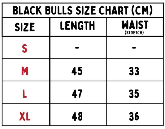 Black Bulls Shorts
