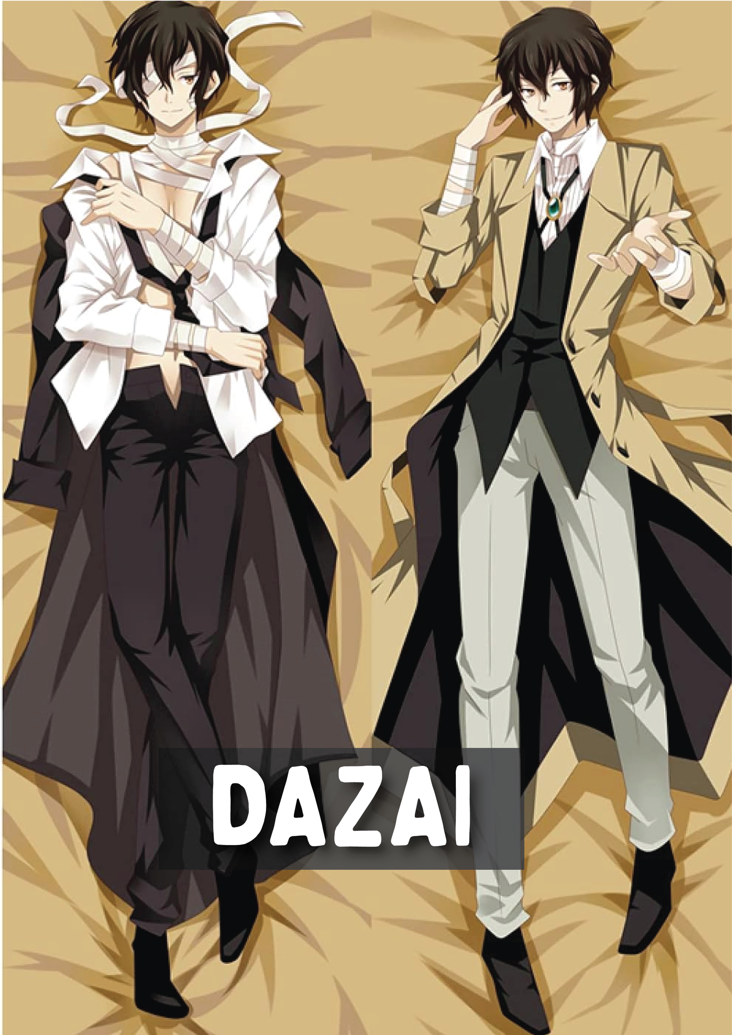 Dazai Body Pillow - Cushion Included