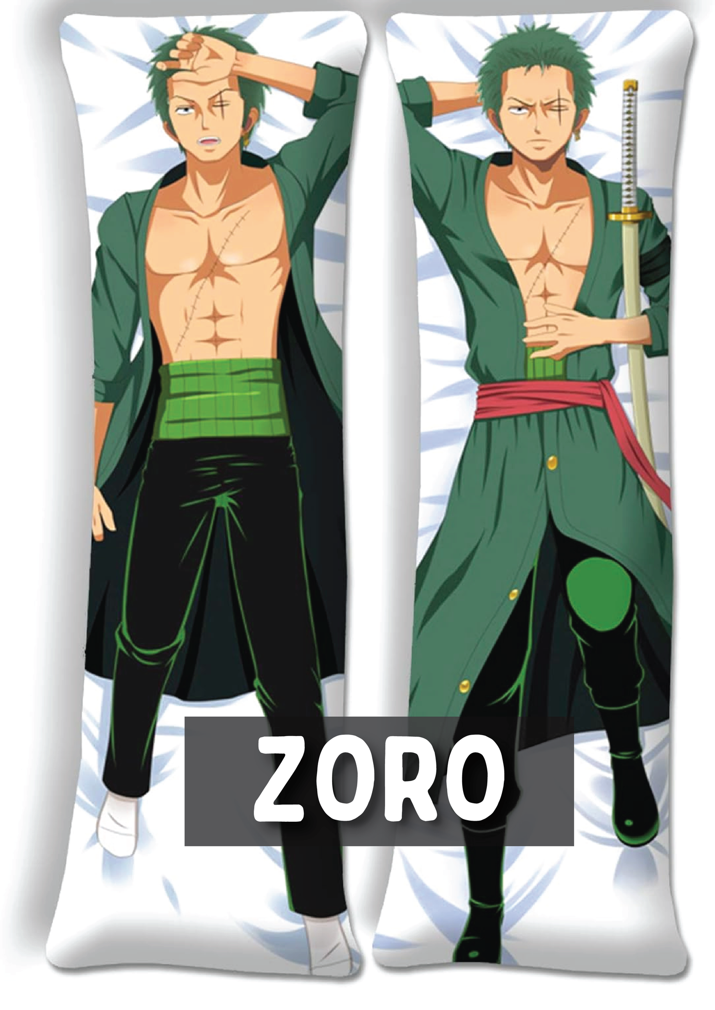 Zoro Body Pillow - Cushion Included