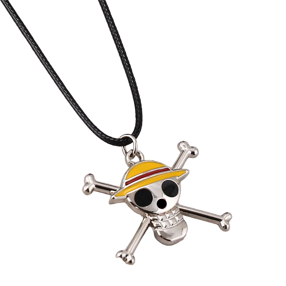 One Piece Jolly Rodger Skull Necklace