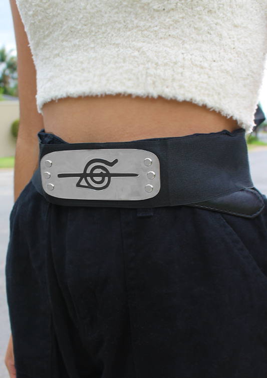 Naruto Slashed Akatsuki Hidden Leaf Headband