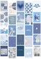 Cool Blue Wall Collage