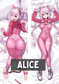 Alice Body Pillow - Cushion Included
