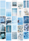 Powder Blue Wall Collage