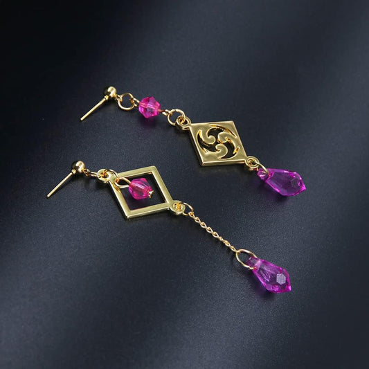 Pink Genshin Impact Earrings